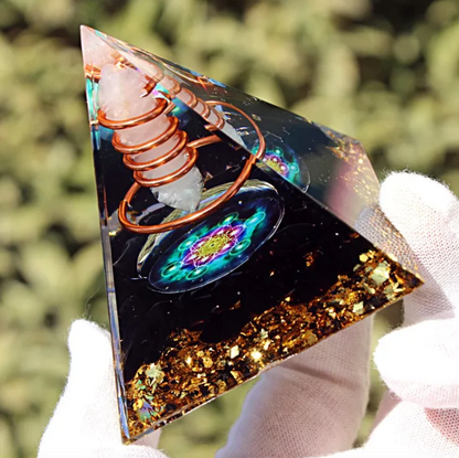 Obsidian Orgone Pyramid