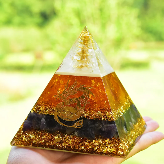 Majestic Dragon Orgone Pyramid