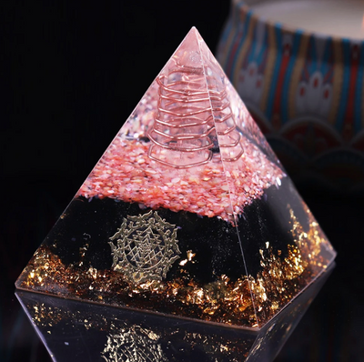 Ruby Orgone Pyramid
