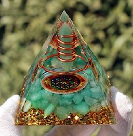 Flourite Orgone Pyramid