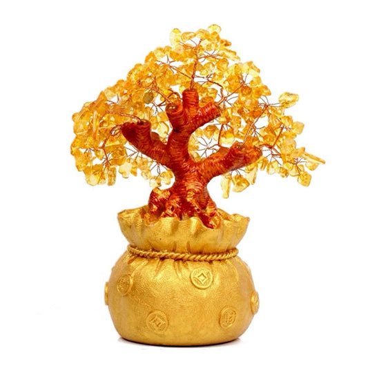 Feng Shui Citrine Money Wealth Tree