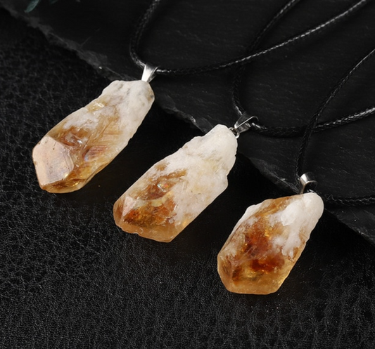 Citrine Crystal Pendant