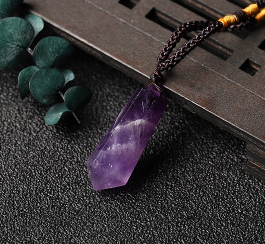 Amethyst Crystal Pendant